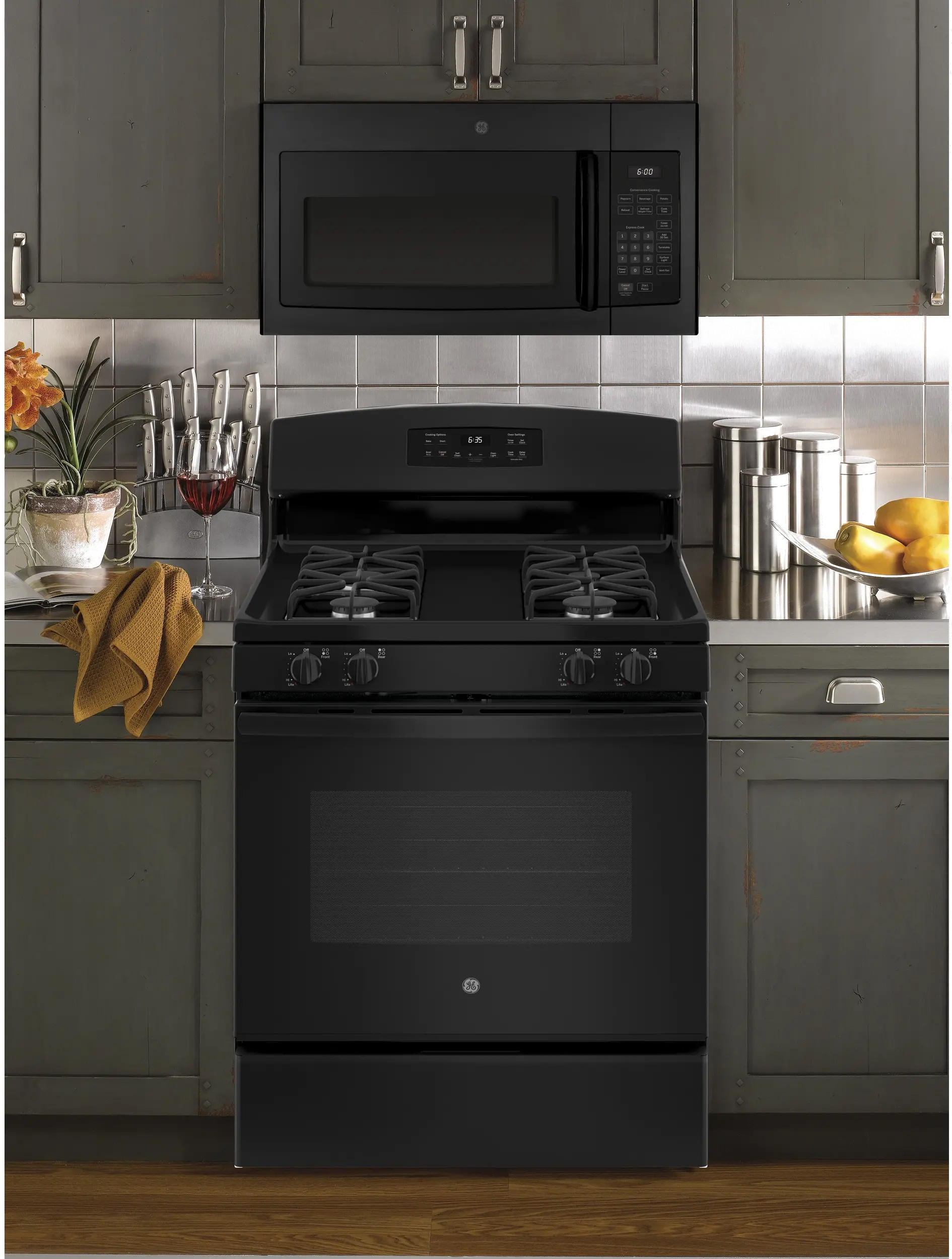 JVM3160DFBB GE Over the Range Microwave - 1.6 cu. ft. Black-5