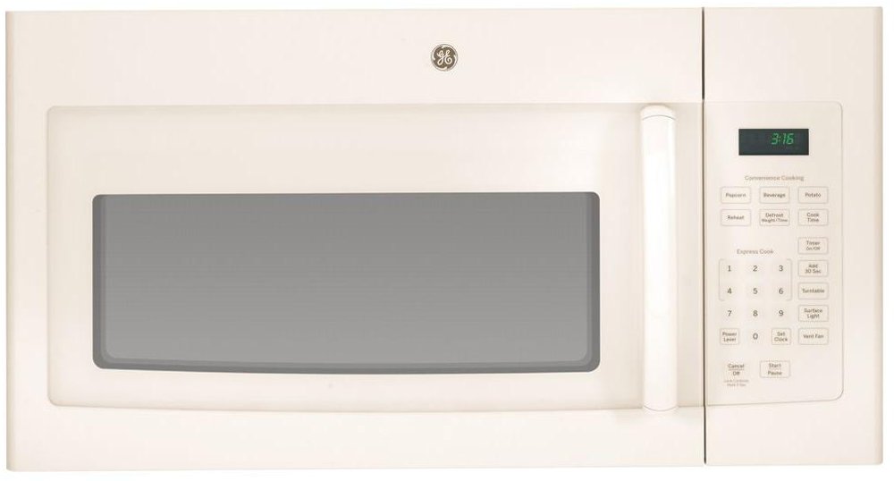 GE 1.6 cu. ft. Over-the-Range Microwave Oven - Biscuit