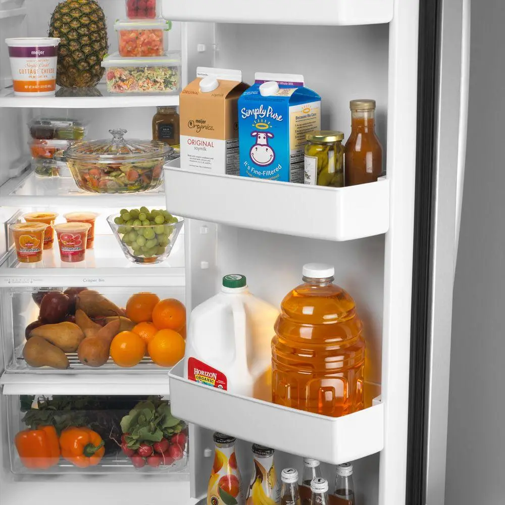 ASD2575BRW Amana White Side-by-Side Refrigerator - 36 Inch-2
