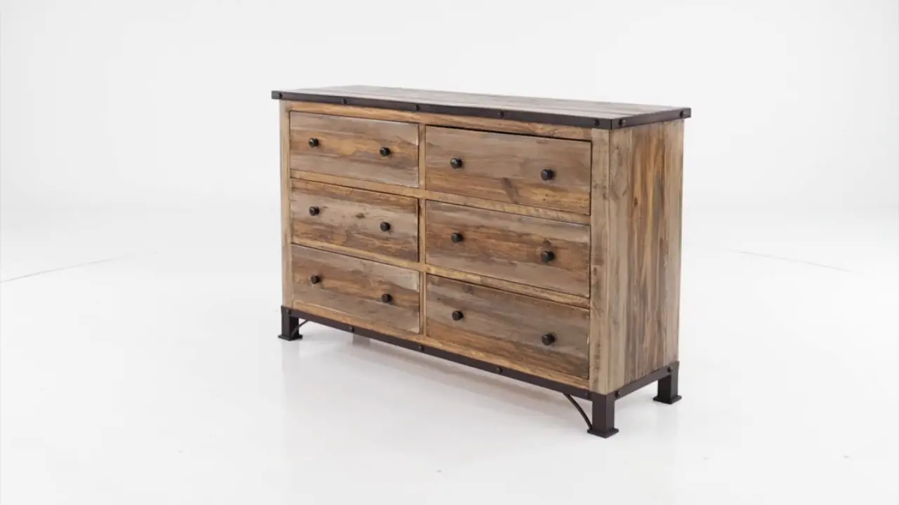 Antique Pine Dresser-5