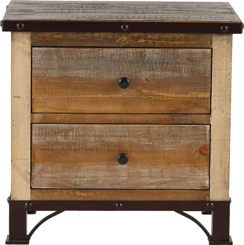 Antique Pine Nightstand