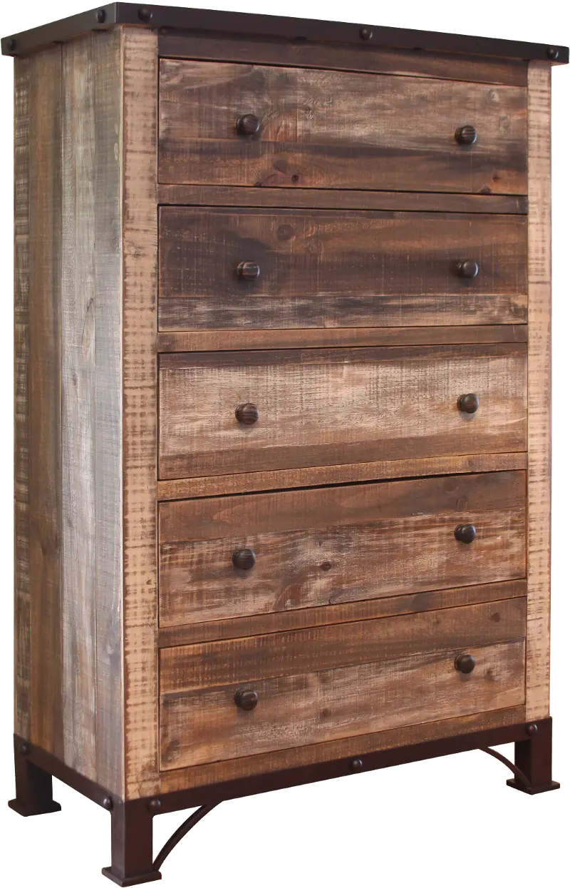 Antique Pine Chest of Drawers