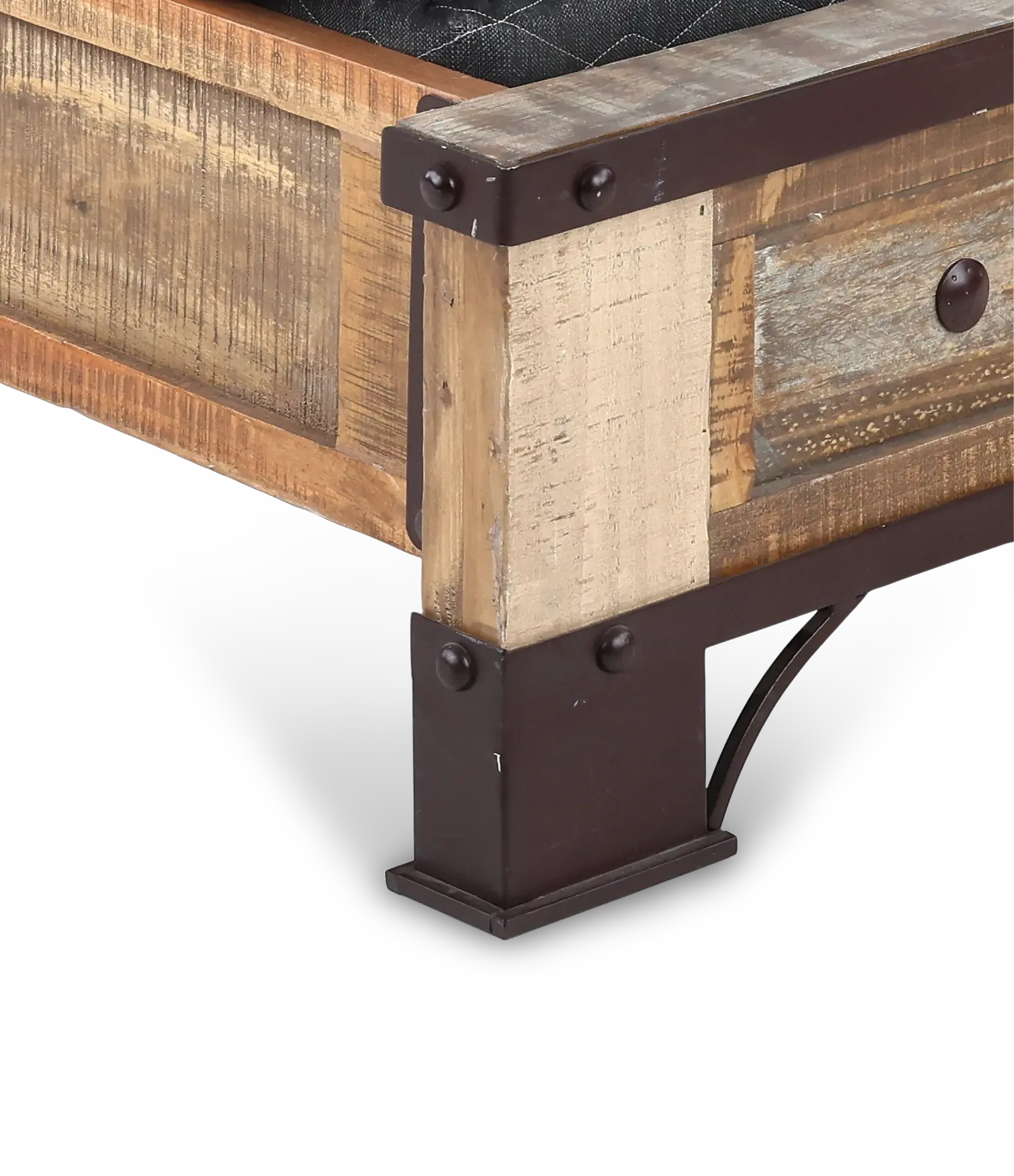 Antique Pine King Bed-6