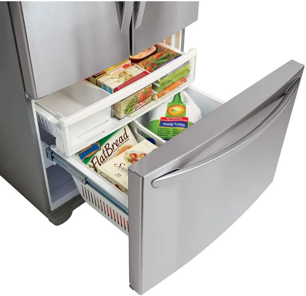 LFC28768ST LG Stainless Steel Bottom Freezer Refrigerator - 36 Inch-1