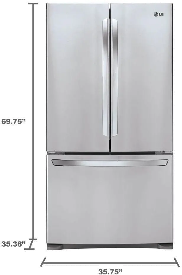 LFC28768ST LG Stainless Steel Bottom Freezer Refrigerator - 36 Inch-5