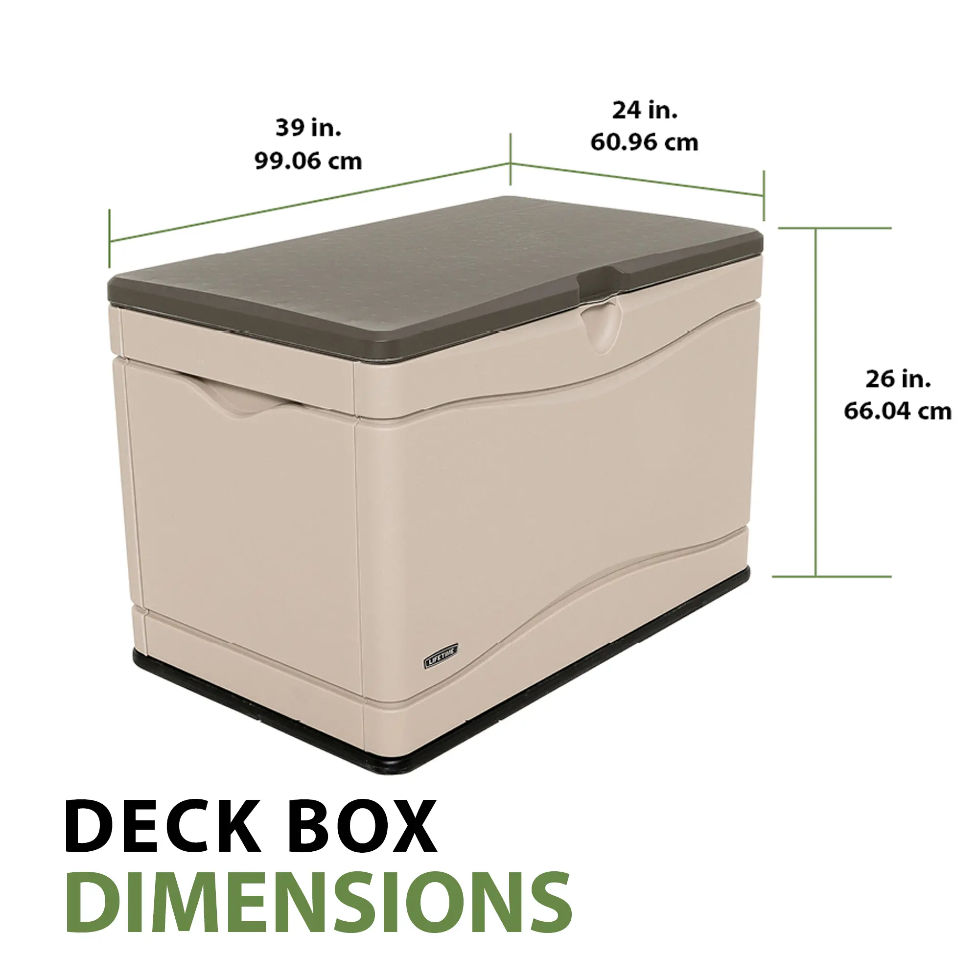 60103 Lifetime 80 Gallon Outdoor Storage Box-10