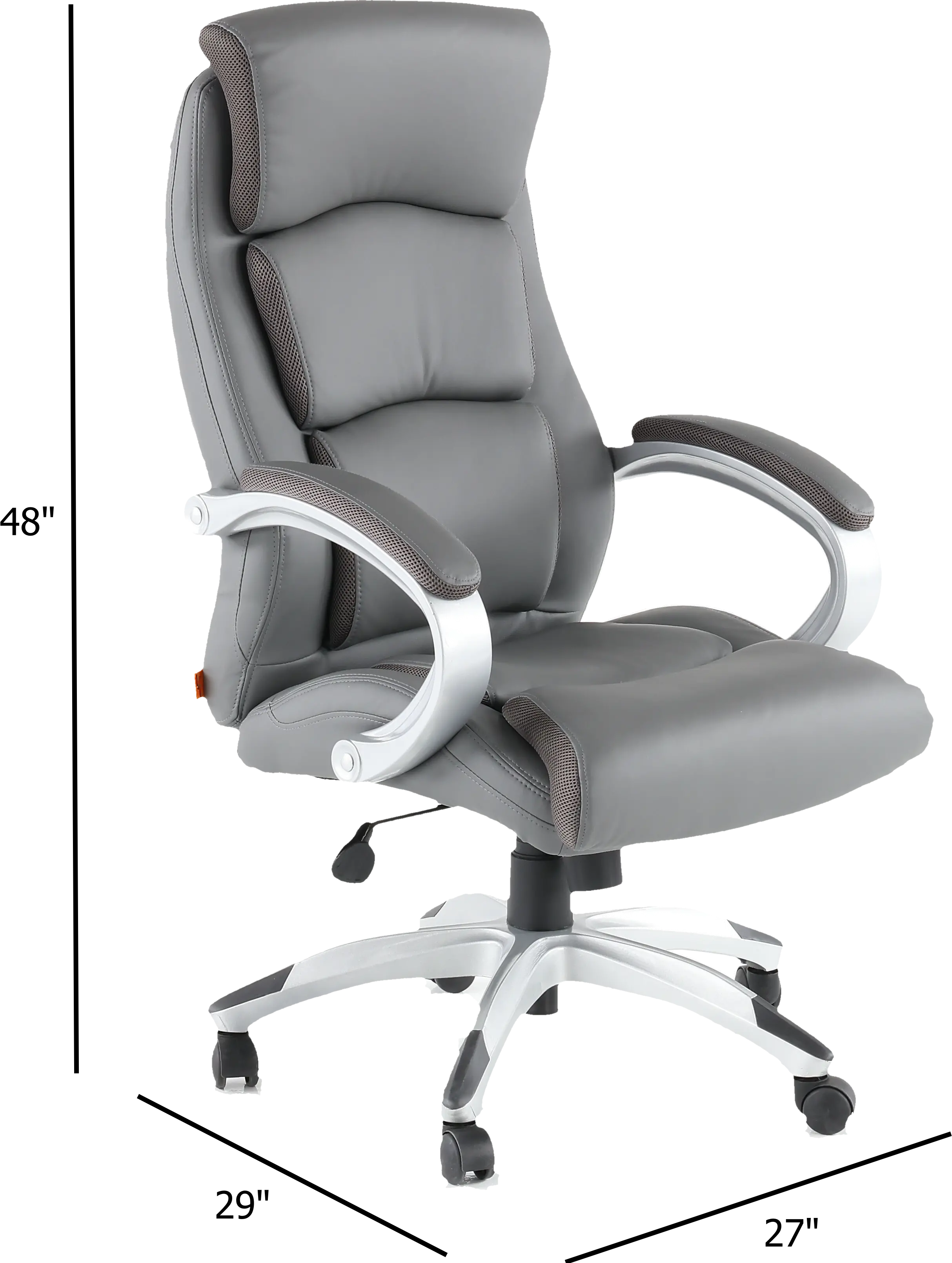 Gray Executive Office Chair-6