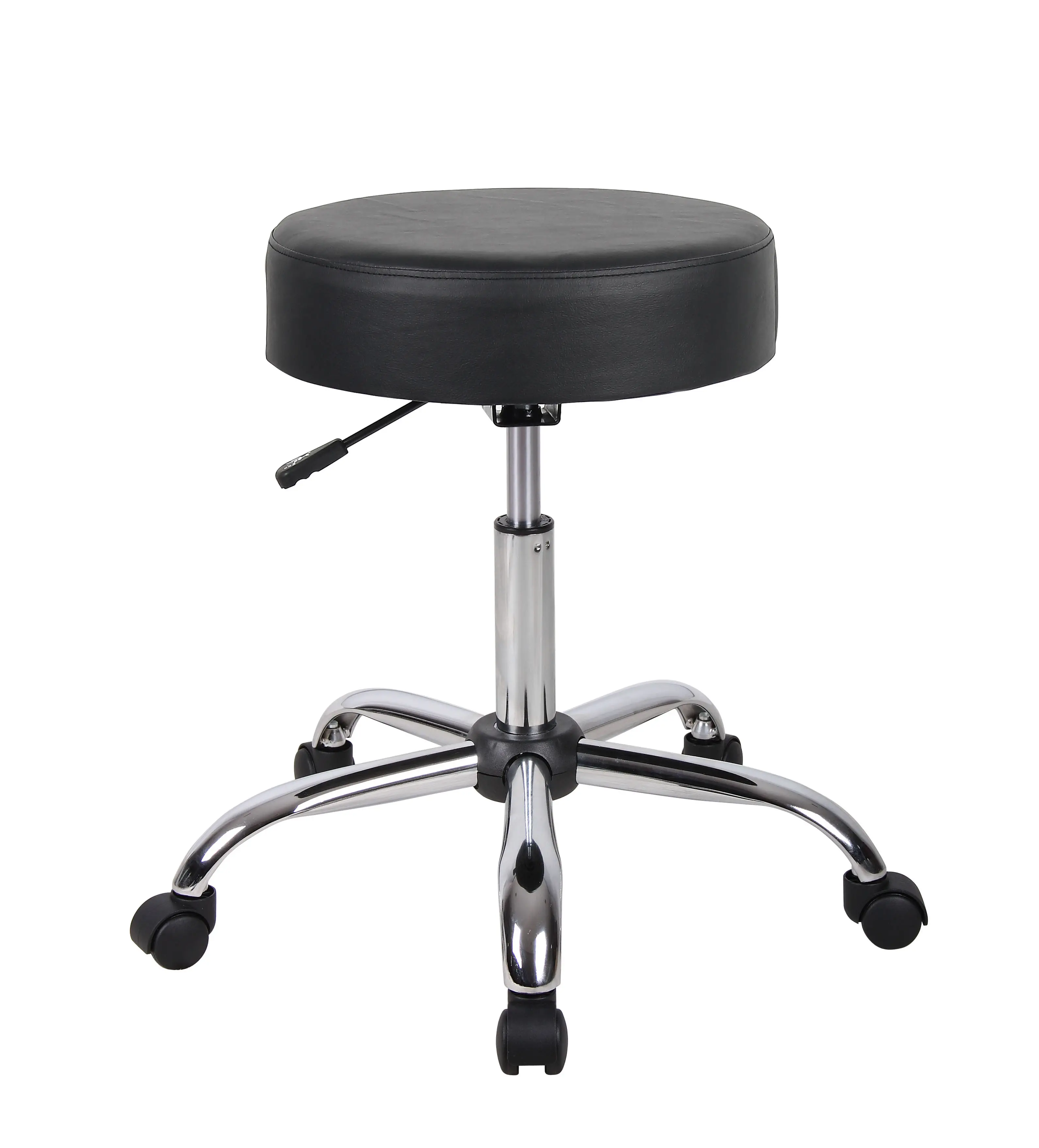 Black Medical Office Chair Stool-1