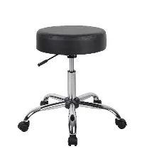 Black Medical Office Chair Stool