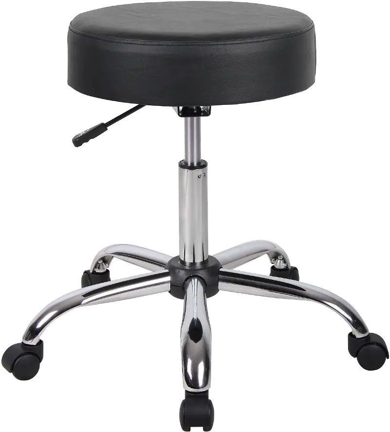 Black Medical Office Chair Stool