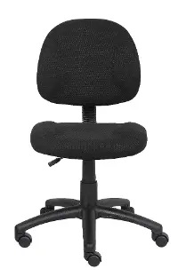 Black Deluxe Posture Chair