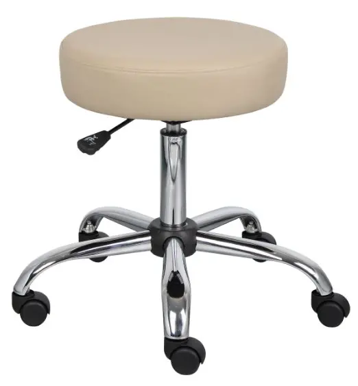 Beige Medical Office Chair Stool-1