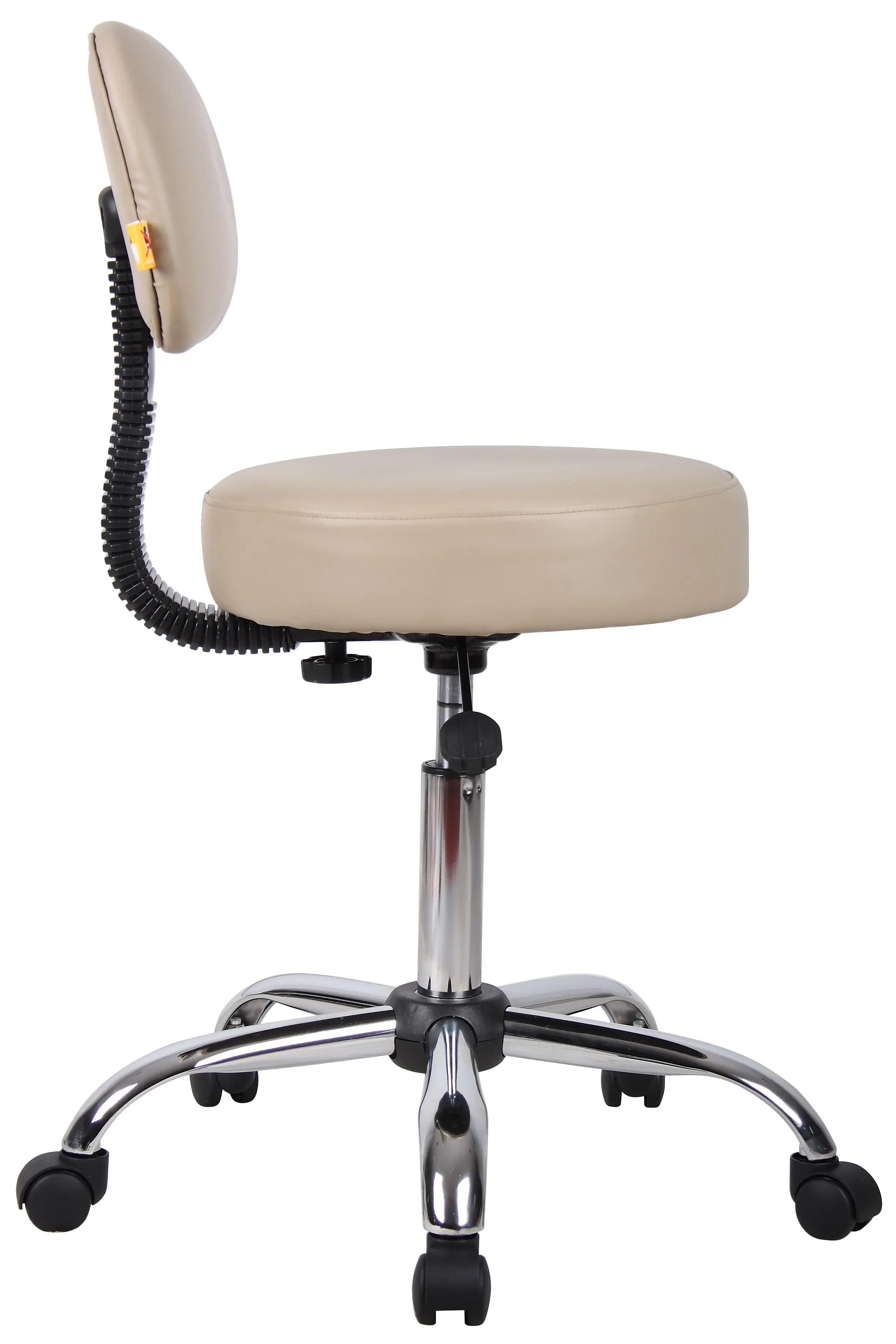 Beige Medical Office Chair Stool-3