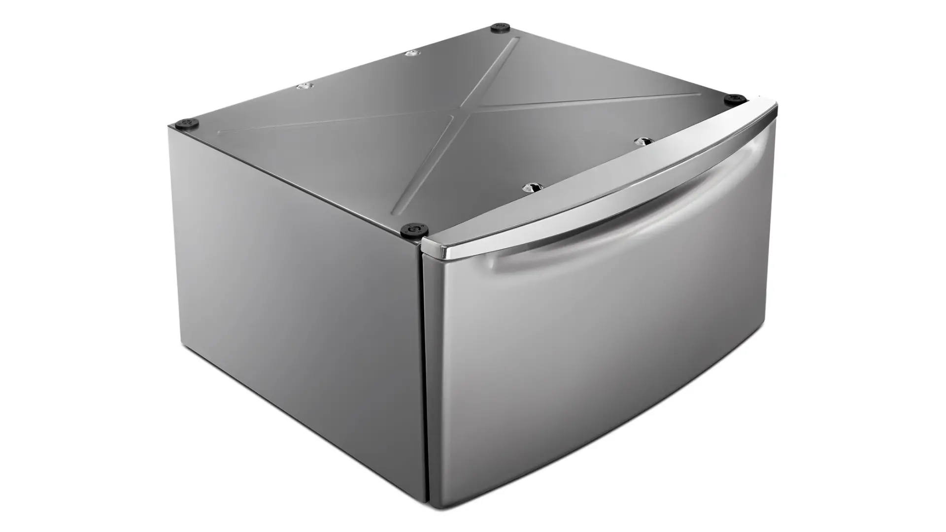 XHPC155YC Whirlpool 15.5 Inch Laundry Pedestal Pair - Chrome Shadow-4