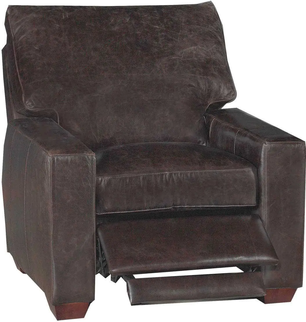 Tobacco Power Leather Recliner - Brompton Collection-1