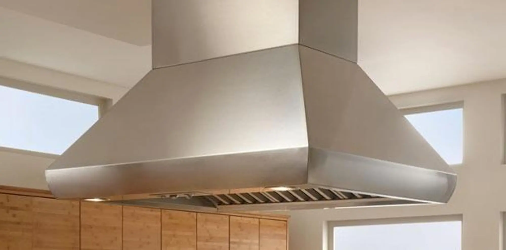 Wolf Pro 48 Inch Island Hood - Stainless Steel | RC Willey