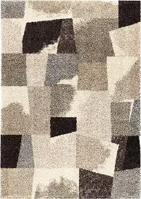 1649/5X8/WILDWEAVE Wild Weave 5 x 8 Slate Gray and Taupe Area Rug