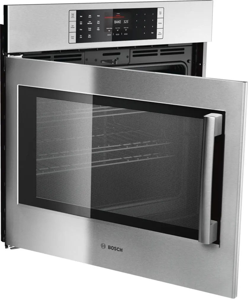 HBLP451LUC Bosch 30 Inch Convection Single Wall Oven with Right-Side Handle - 4.6 cu. ft. Stainless Steel-1
