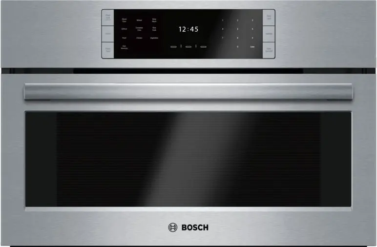 HSLP451UC Bosch 1.4 cu ft Single Wall Steam Oven - Stainless Steel 30 Inch-1