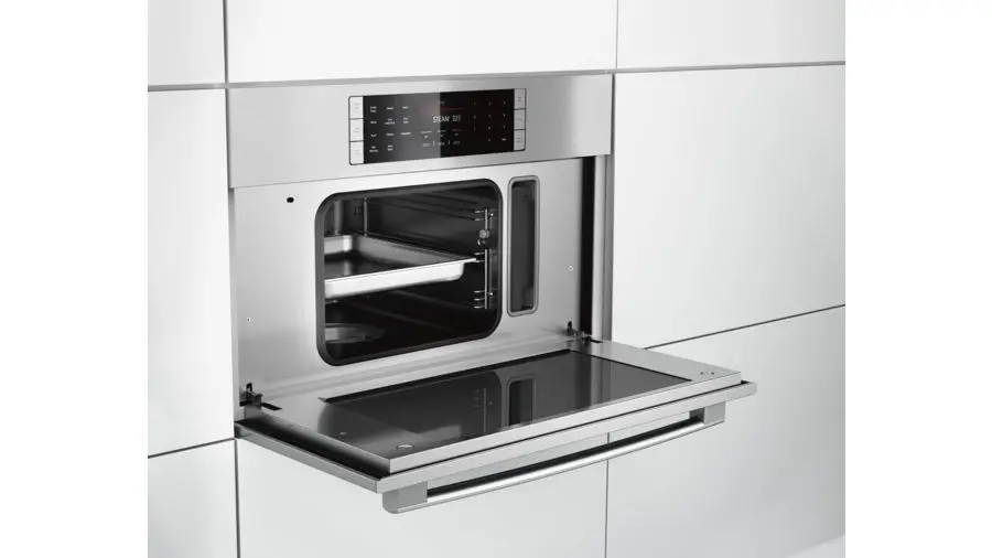 HSLP451UC Bosch 1.4 cu ft Single Wall Steam Oven - Stainless Steel 30 Inch-2
