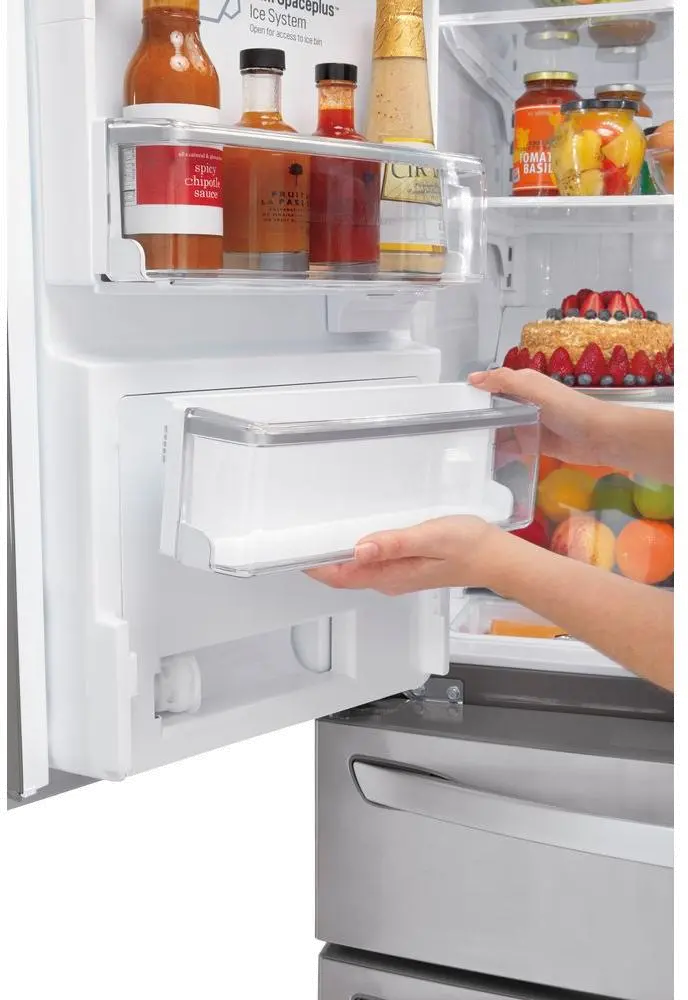 LMXS30776S LG 29.7 cu ft 4 Door French Door-in-Door Refrigerator - 36 W Stainless Steel-7