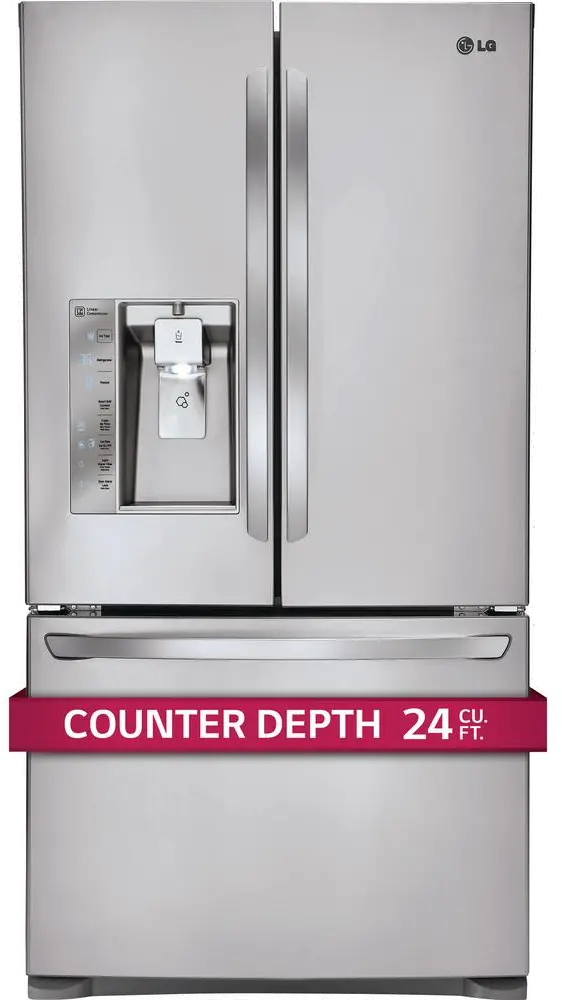 LFXC24726S LG Counter Depth French Door Refrigerator - 23.7 cu. ft., 36 Inch Stainless Steel-3