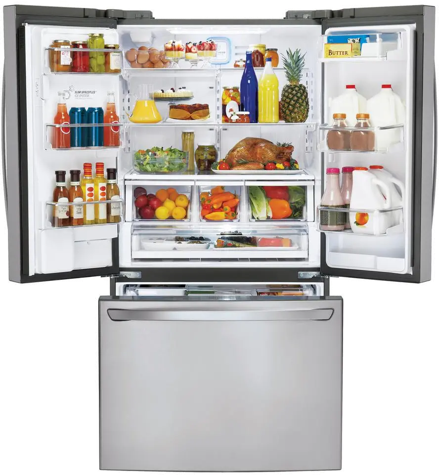 LFXC24726S LG Counter Depth French Door Refrigerator - 23.7 cu. ft., 36 Inch Stainless Steel-9