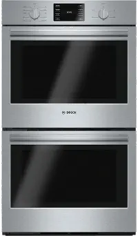 HBLP651UC Bosch 9.2 cu ft Double Wall Oven - Stainless Steel 30 Inch