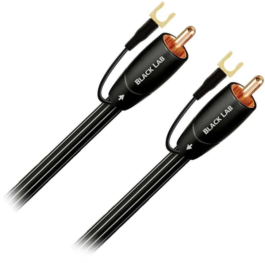 AudioQuest Black Lab 9.8 Foot Subwoofer Cable-1