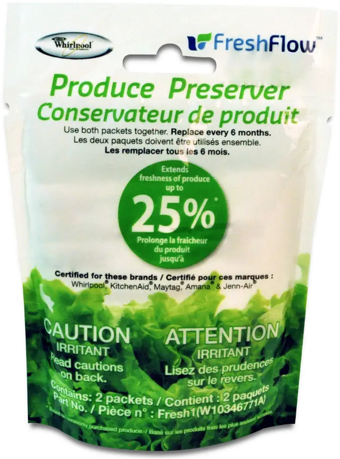 W10346771A Whirlpool Extend Produce Fresh Pack Refrigerator Preserver-1