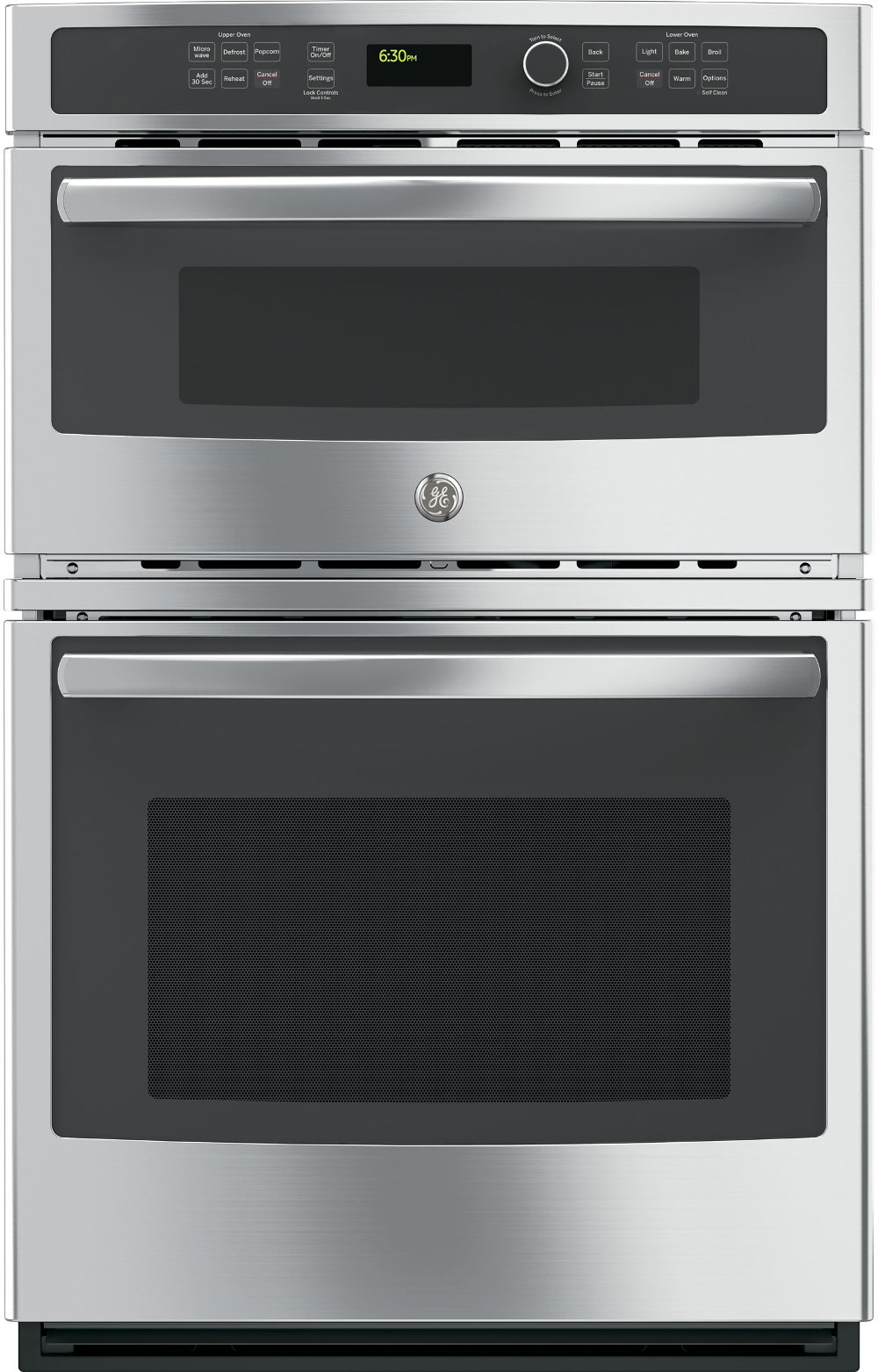 GE 6 cu ft Combination Wall Oven - Stainless Steel 27 Inch