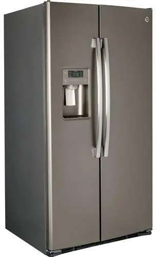 GSS25GMHES GE 25.3 cu ft Side by Side Refrigerator - Slate-5