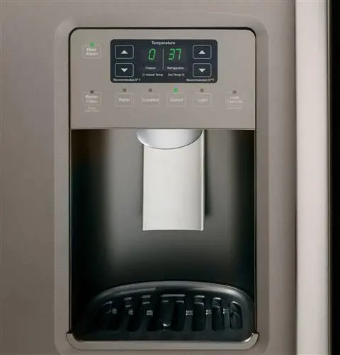 GSS25GMHES GE 25.3 cu ft Side by Side Refrigerator - Slate-2