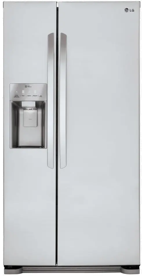 LSXS22423S LG 21.86 cu. ft. Side by Side Refrigerator - 33 Inch Stainless Steel-2