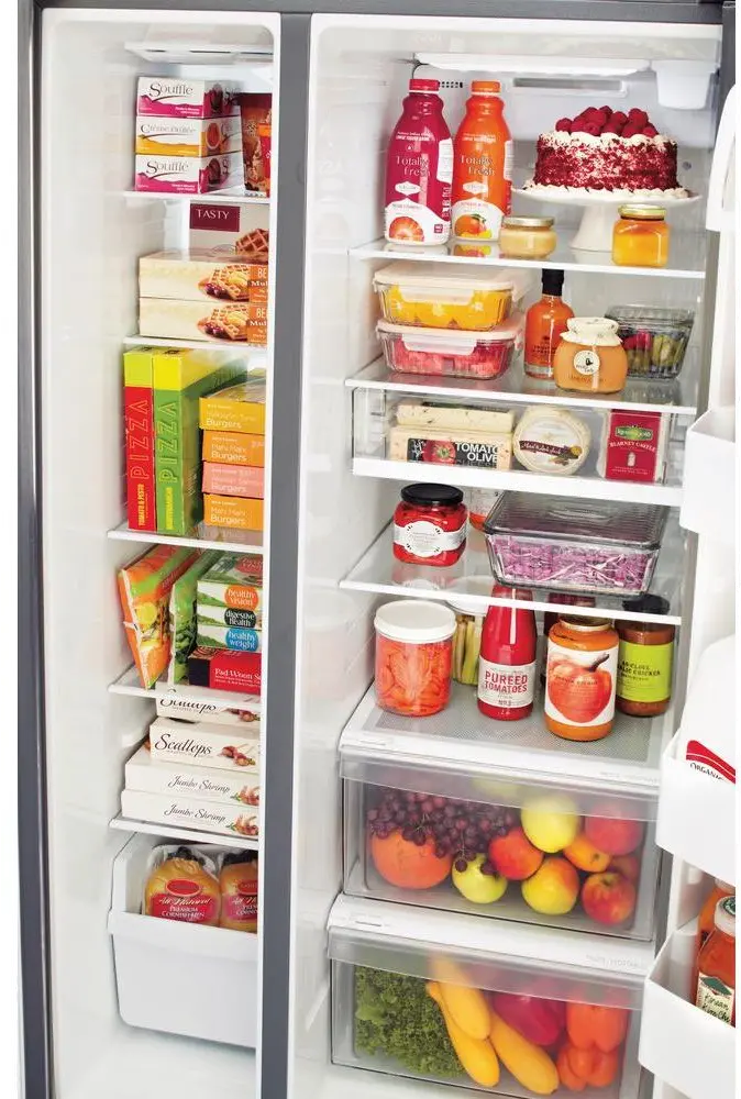 LSXS22423S LG 21.86 cu. ft. Side by Side Refrigerator - 33 Inch Stainless Steel-4