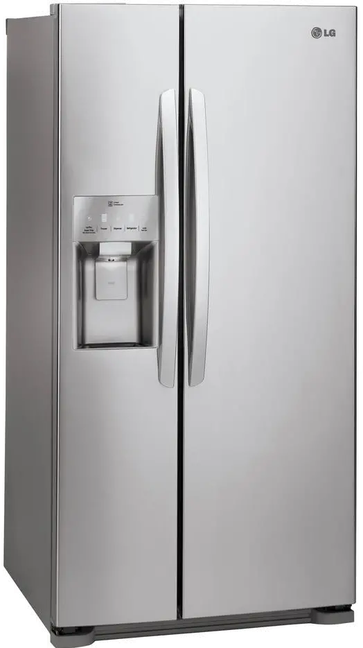 LSXS22423S LG 21.86 cu. ft. Side by Side Refrigerator - 33 Inch Stainless Steel-6