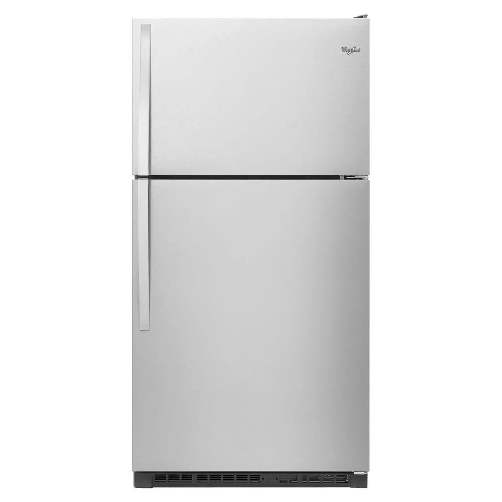 WRT311FZDM Whirlpool 20 cu ft Top Freezer Refrigerator - 33 W Stainless Steel-1