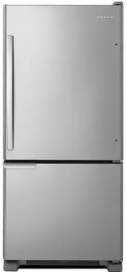 ABB1921BRM Amana 18.7 cu. ft. Bottom Freezer Refrigerator - 30 Inch Stainless Steel-2