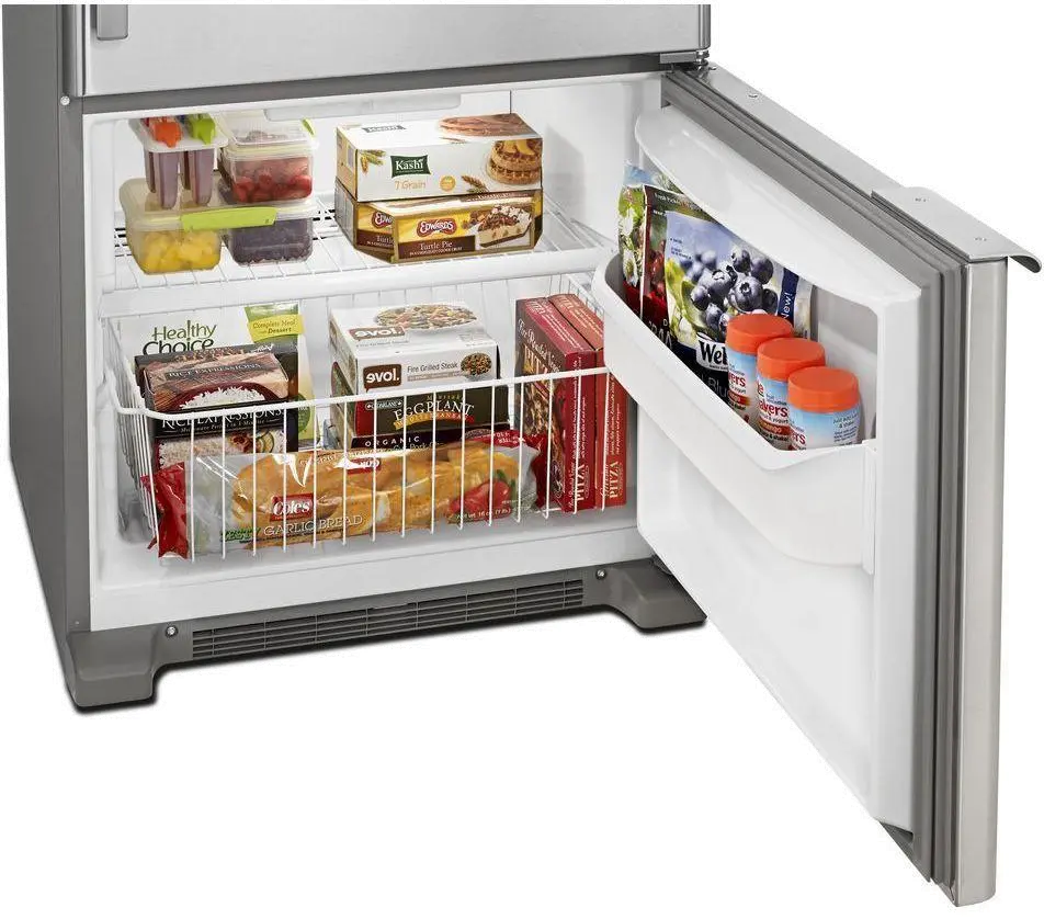 ABB1921BRM Amana 18.7 cu. ft. Bottom Freezer Refrigerator - 30 Inch Stainless Steel-5