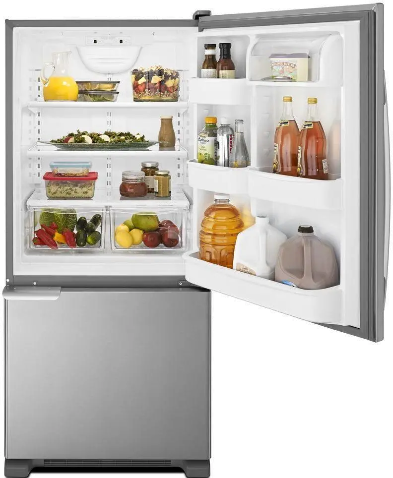 ABB1921BRM Amana 18.7 cu. ft. Bottom Freezer Refrigerator - 30 Inch Stainless Steel-7