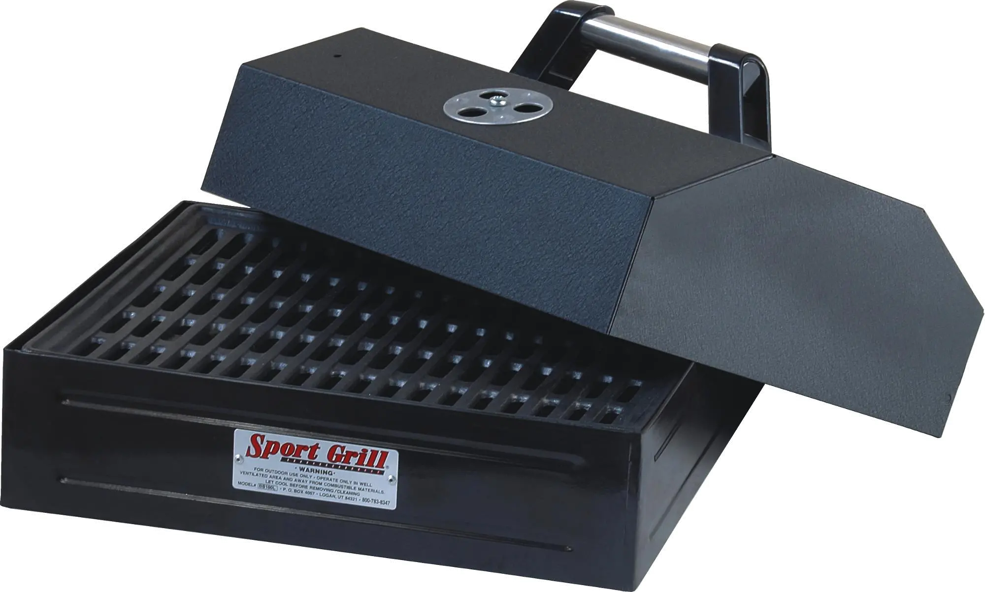 BB100L BBQ Grill Box with Removable Lid-1