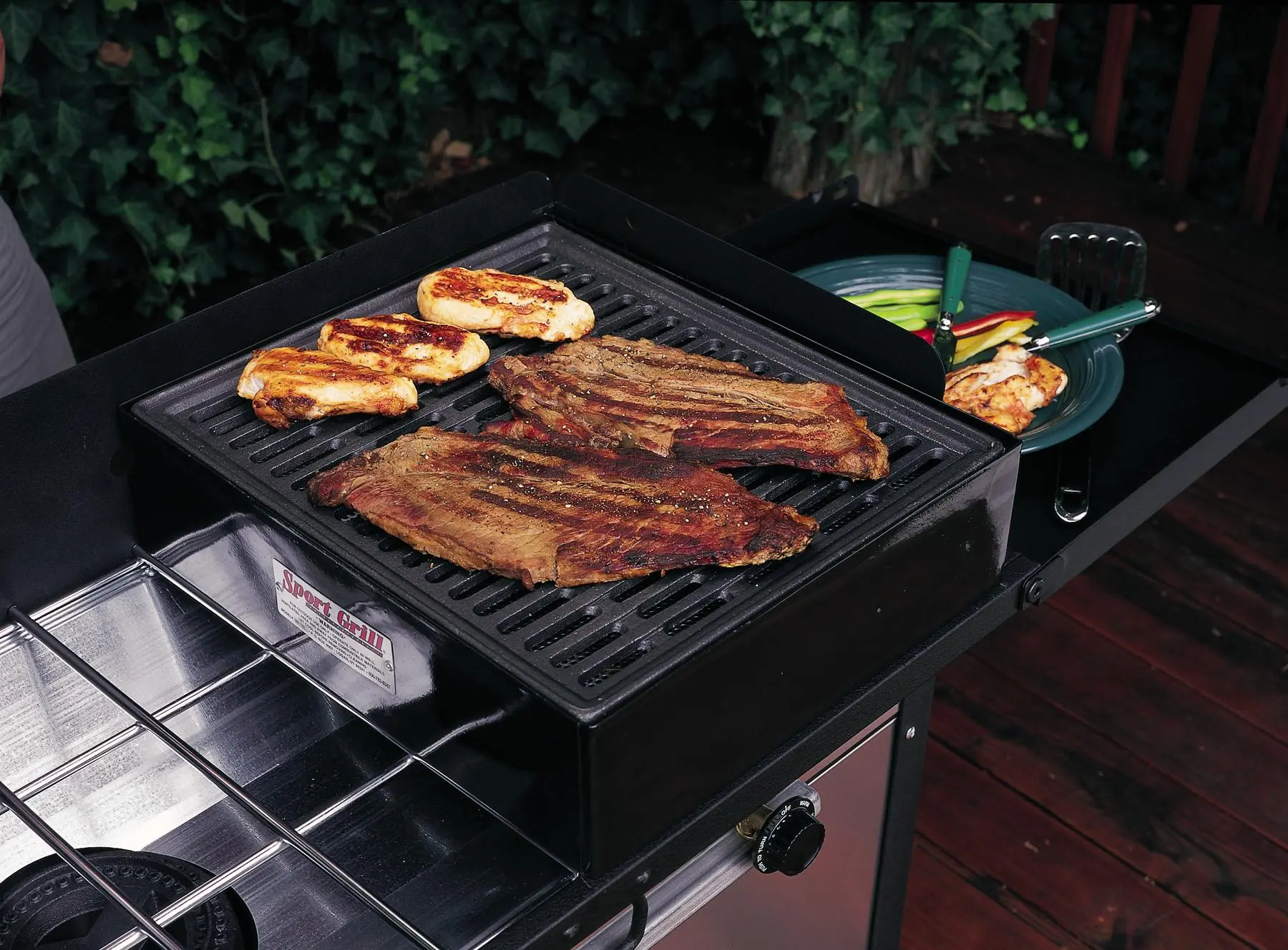 BB100L BBQ Grill Box with Removable Lid-2