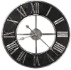 Industrial Style Black & Steel Wall Clock