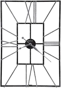 Wrought Iron Wall Clock