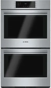 HBLP651LUC Bosch 9.2 cu ft Double Wall Oven - Stainless Steel 30 Inch