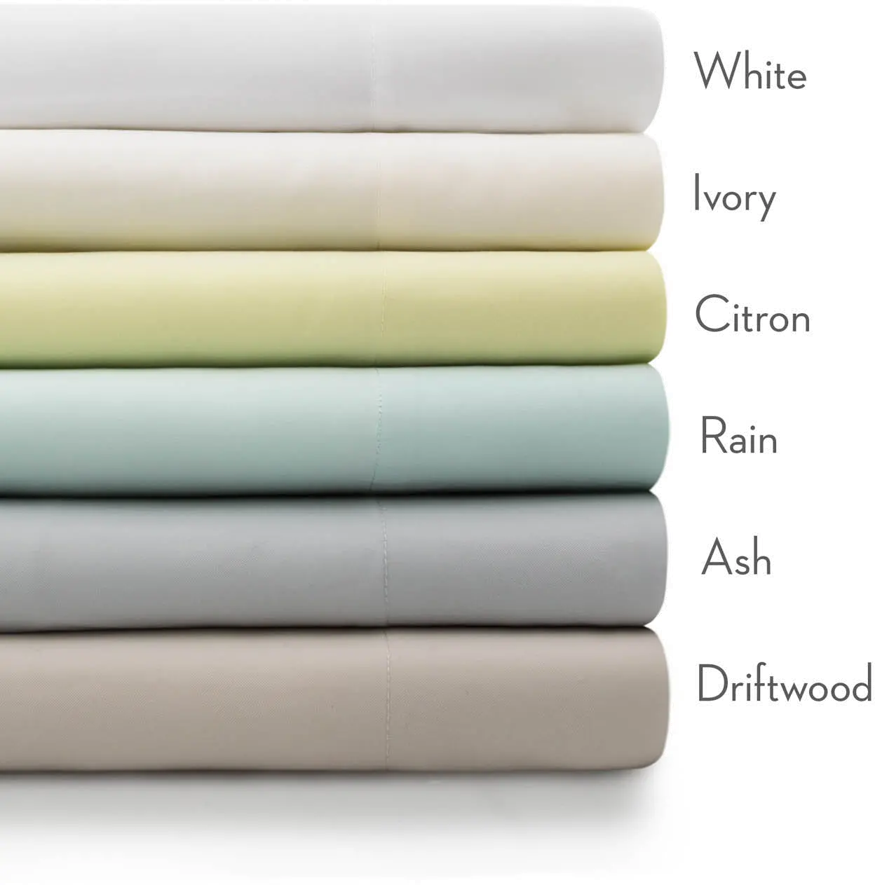 White Rayon from Bamboo Twin Sheet Set-4