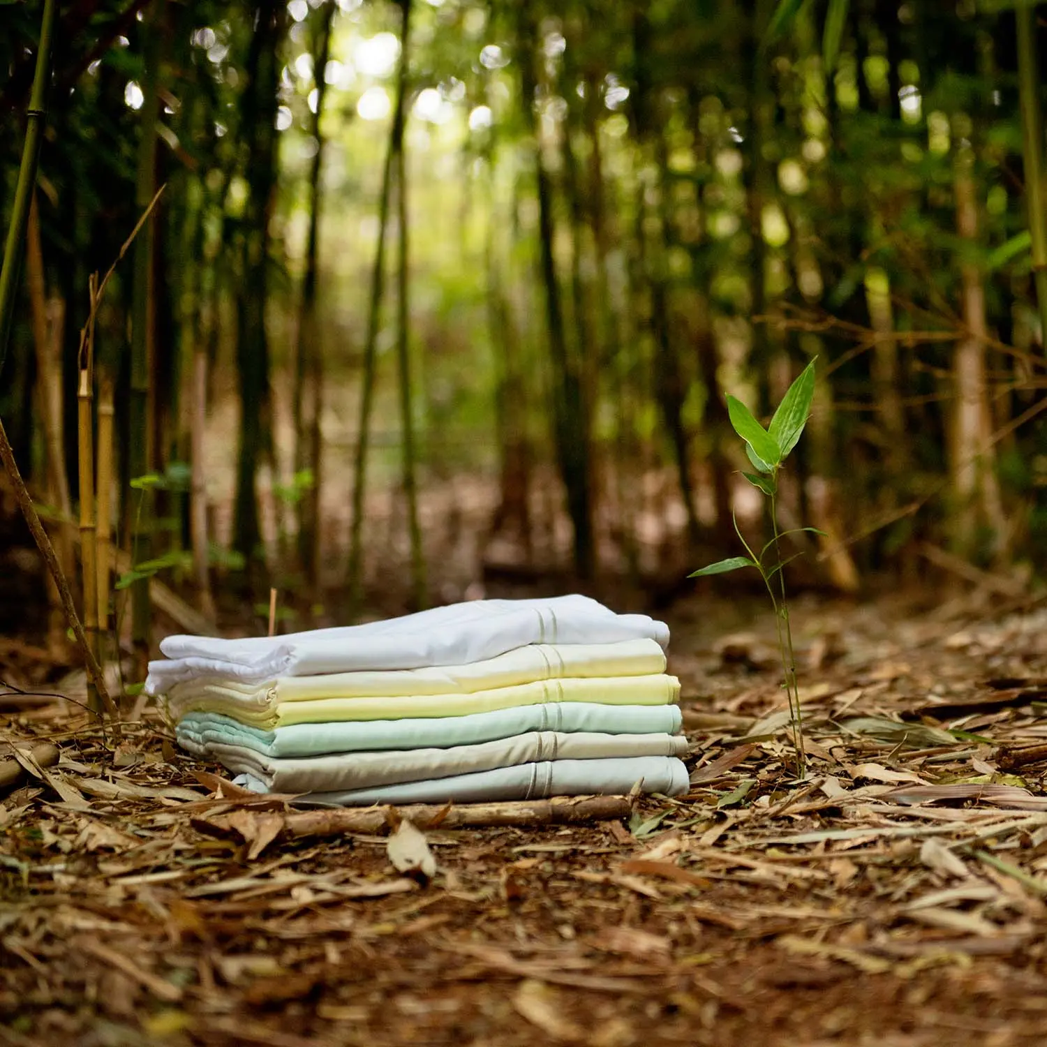 White Rayon from Bamboo Twin Sheet Set-6