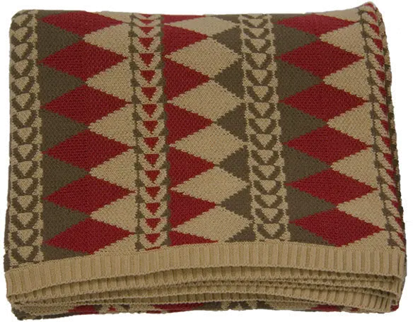 Diamond Navajo Luxury Knitted Throw-1
