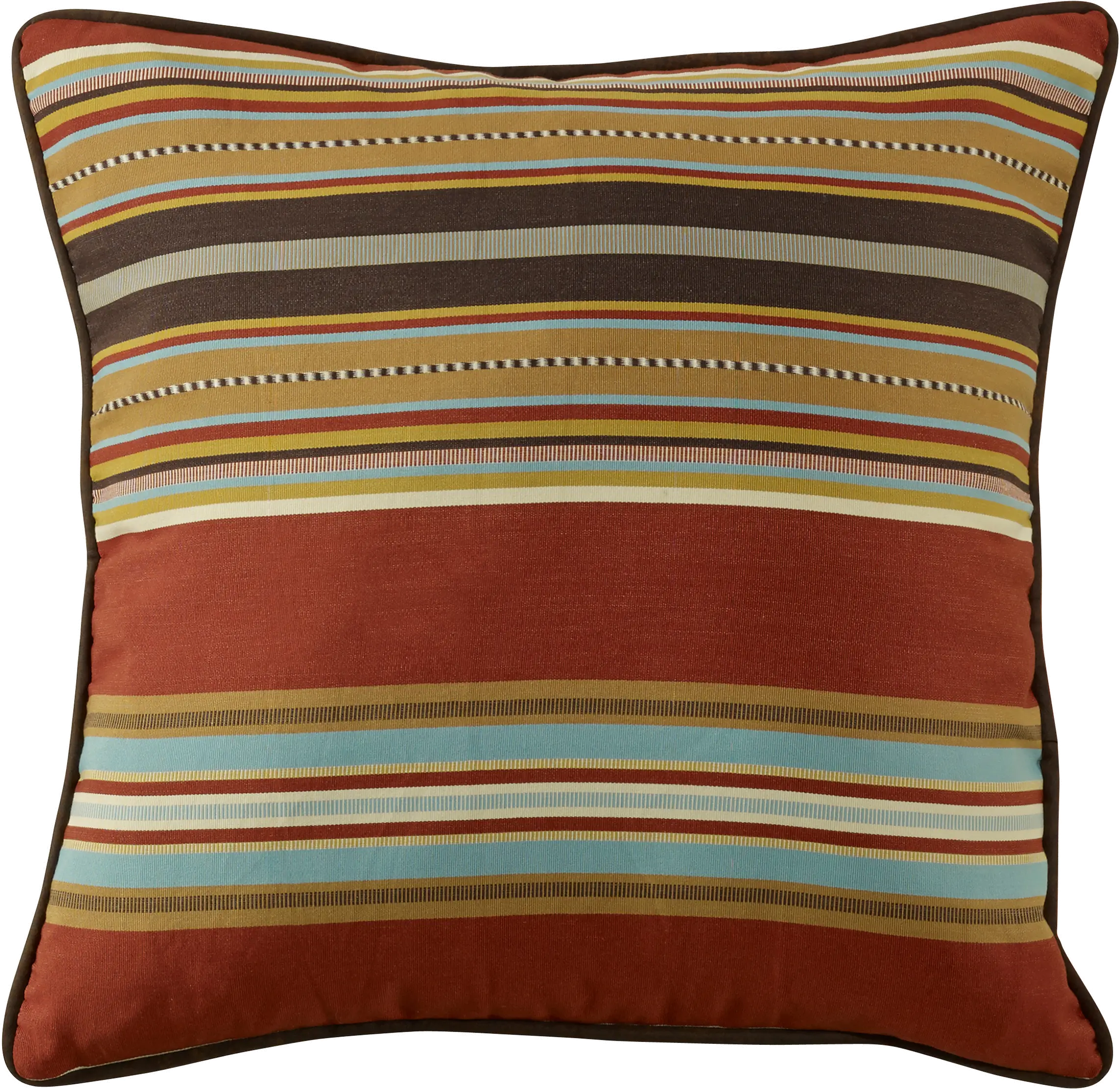 Light Tan Reversible Striped Euro Pillow - Calhoun-1
