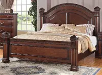 Isabella Dark Cherry King Bed
